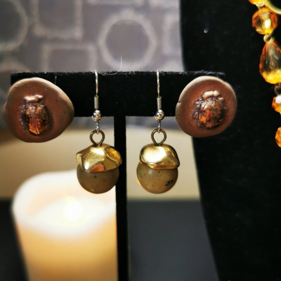 Lot of Jewelry Trinket Dish and Trinket Copper Ladybugs - Picture 8 of 16